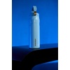 STANLEY x Messi IceFlow Flip Straw 2.0 Water Bottle, 24 oz | Built-In Straw with Larger Opening | Lightweight and Leak Resistant | Insulated Stainless Steel | BPA-Free | Messi Striker Blue