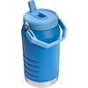 Stanley IceFlow 2.0 Flip Straw Jug with Handle 64 oz | Twist On Lid and Flip Up Straw | Leakproof for Travel and Sports | Insulated Stainless Steel | BPA-Free | Ash(Azure)
