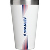 STANLEY Adventure Stacking Beer Pint Glass, 16 oz | Stackable Drinking Cup for Cold Beverages | Dishwasher Safe | Insulated Stainless Steel Tumbler | BPA-Free | Team White Dark Blue