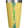 STANLEY Adventure Stacking Beer Pint Glass, 16 oz | Stackable Drinking Cup for Cold Beverages | Dishwasher Safe | Insulated Stainless Steel Tumbler | BPA-Free | Team Yellow Green