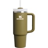 STANLEY Quencher H2.0 Tumbler with Handle and Straw 40 oz | Flowstate 3-Position Lid | Cup Holder Compatible for Travel | Insulated Stainless Steel Cup | BPA-Free | Chili Red Fireworks(Thyme)