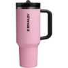 STANLEY x Caitlin Clark Quencher ProTour Flip Straw Tumbler with Leakproof Lid, 30 oz | Built-in Straw and Handle | Cup Holder Compatible for Travel | Insulated Stainless Steel | BPA-Free | Blacktop(Messi GOAT Pink)