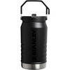Stanley IceFlow 2.0 Flip Straw Jug with Handle 64 oz | Twist On Lid and Flip Up Straw | Leakproof for Travel and Sports | Insulated Stainless Steel | BPA-Free | Ash(Black 2.0)