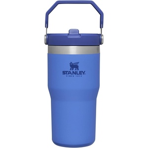 STANLEY IceFlow 2.0 Flip Straw Tumbler with Handle, 30 oz | Twist On Lid and Flip Up Straw | Leak Resistant Water Bottle | Insulated Stainless Steel | BPA-Free | Team Dark Green Red(Iris)