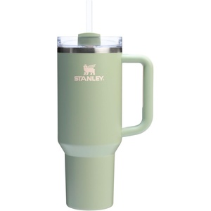 STANLEY Quencher H2.0 Tumbler with Handle and Straw 40 oz | Flowstate 3-Position Lid | Cup Holder Compatible for Travel | Insulated Stainless Steel Cup | BPA-Free | Chili Red Fireworks(Lichen)