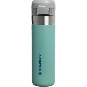 STANLEY Quick Flip GO Water Bottle 24 oz | Push Button Lid | Leakproof and Packable for Travel and Sports | Insulated Stainless Steel | BPA-Free | Spring Green