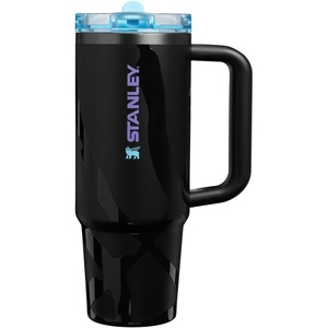 STANLEY x Caitlin Clark Quencher ProTour Flip Straw Tumbler with Leakproof Lid, 30 oz | Built-in Straw and Handle | Cup Holder Compatible for Travel | Insulated Stainless Steel | BPA-Free | Blacktop(Caitlin Clark Blacktop)