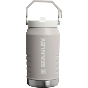 Stanley IceFlow 2.0 Flip Straw Jug with Handle 64 oz | Twist On Lid and Flip Up Straw | Leakproof for Travel and Sports | Insulated Stainless Steel | BPA-Free | Ash(Ash)