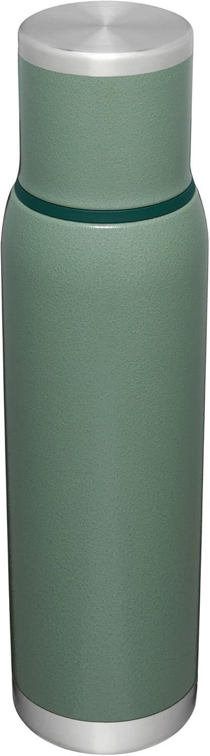 image:imageStanley AdventureToGo Vacuum Bottle 25 oz Wide Mouth with Leakproof Cup Lid Keep Drinks Hot or Cold Packable for Travel Insulated Stainless Steel Thermal Bottle BPAFree Blue SkyHammertone Green
