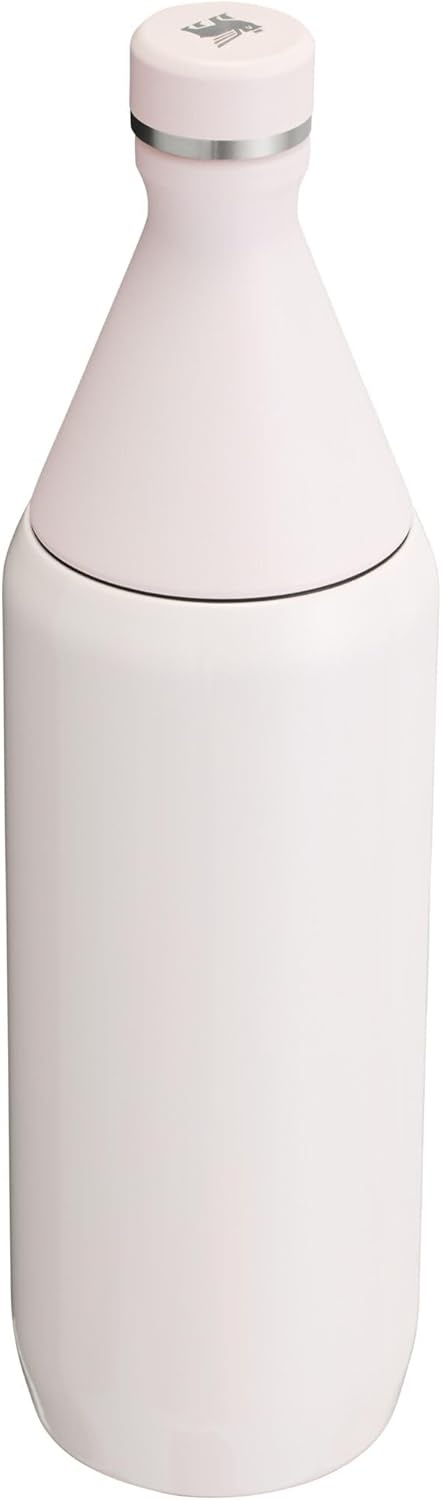 image:imageStanley All Day Slim Bottle 20 oz Twist On Lid with Leakproof Seal Slim Design for Travel amp Gym Insulated Stainless Steel BPAFree Blue Sky GlossRose Quartz