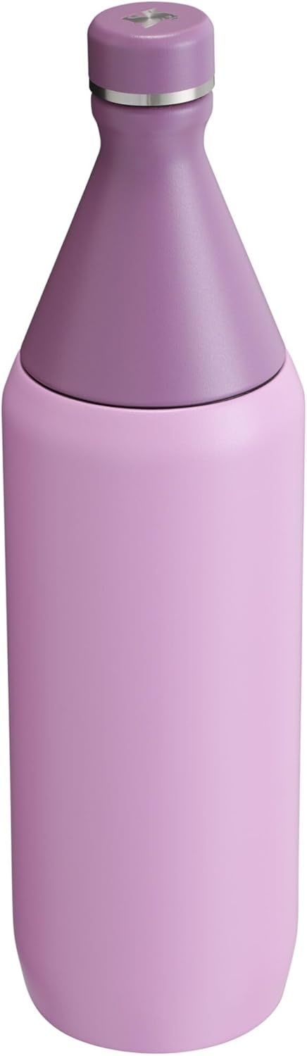 image:imageStanley All Day Slim Bottle 20 oz Twist On Lid with Leakproof Seal Slim Design for Travel amp Gym Insulated Stainless Steel BPAFree Blue Sky GlossLilac