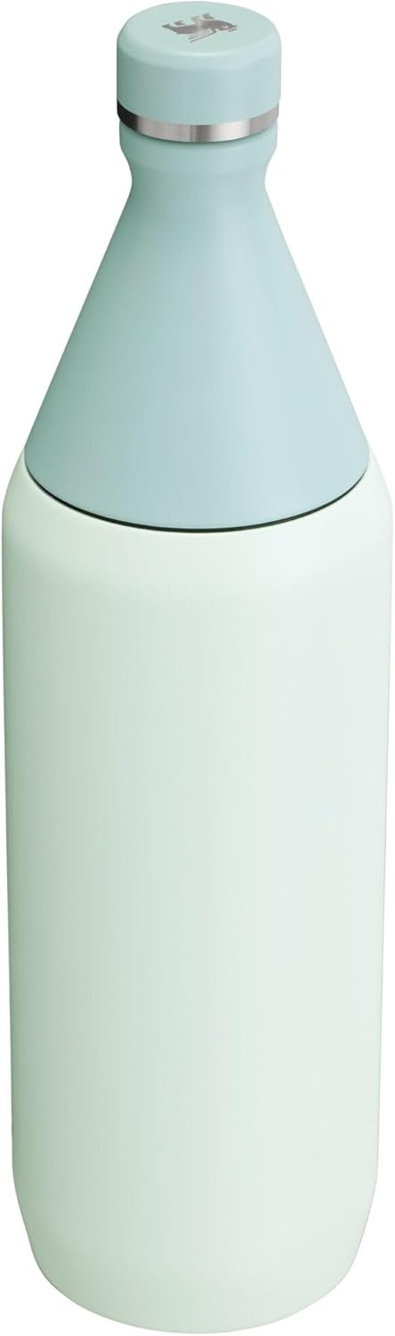 image:imageStanley All Day Slim Bottle 20 oz Twist On Lid with Leakproof Seal Slim Design for Travel amp Gym Insulated Stainless Steel BPAFree Blue Sky GlossMist