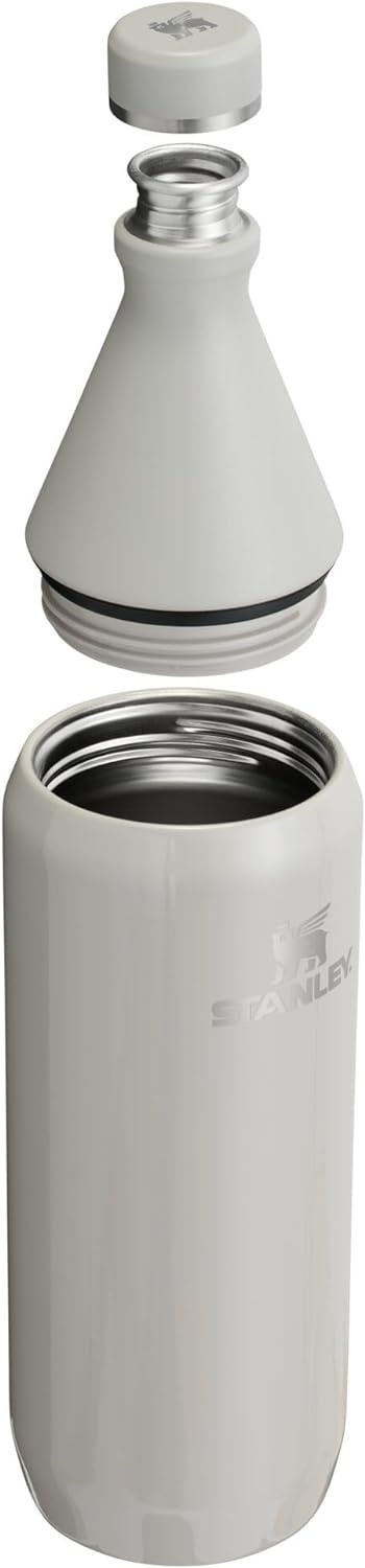 image:imageStanley All Day Slim Bottle 20 oz Twist On Lid with Leakproof Seal Slim Design for Travel amp Gym Insulated Stainless Steel BPAFree Dawn DriftAsh
