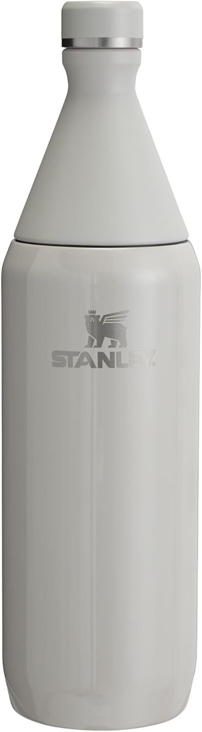 image:imageStanley All Day Slim Bottle 20 oz Twist On Lid with Leakproof Seal Slim Design for Travel amp Gym Insulated Stainless Steel BPAFree Dawn DriftAsh