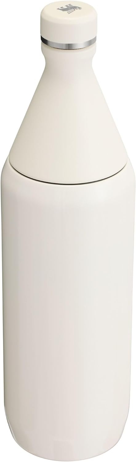 image:imageStanley All Day Slim Bottle 20 oz Twist On Lid with Leakproof Seal Slim Design for Travel amp Gym Insulated Stainless Steel BPAFree Dawn DriftCream