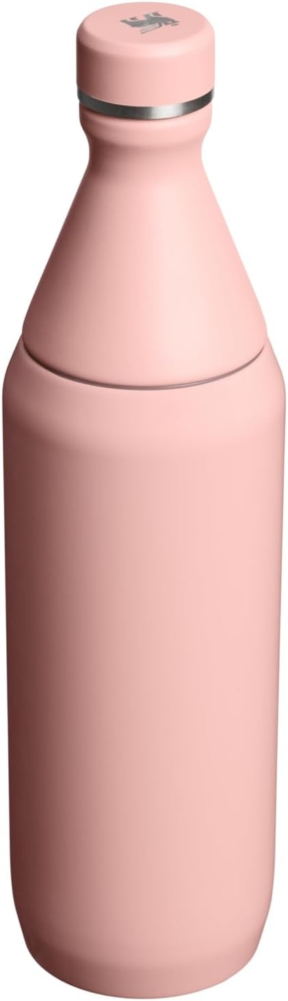 image:imageStanley All Day Slim Bottle 20 oz Twist On Lid with Leakproof Seal Slim Design for Travel amp Gym Insulated Stainless Steel BPAFree Dawn DriftPeach Rose Gloss