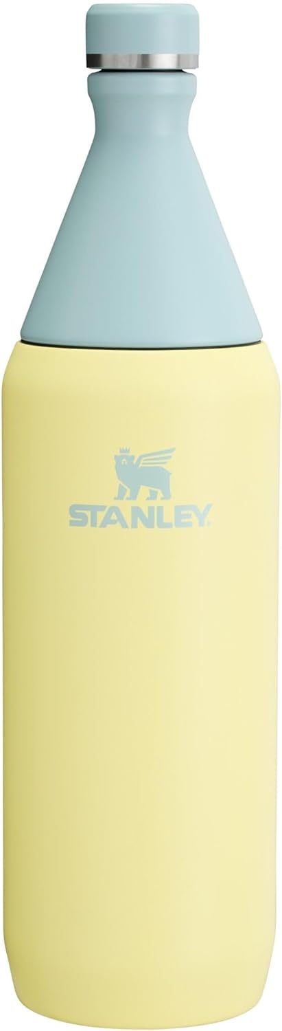 image:imageStanley All Day Slim Bottle 20 oz Twist On Lid with Leakproof Seal Slim Design for Travel amp Gym Insulated Stainless Steel BPAFree Dawn DriftPomelo