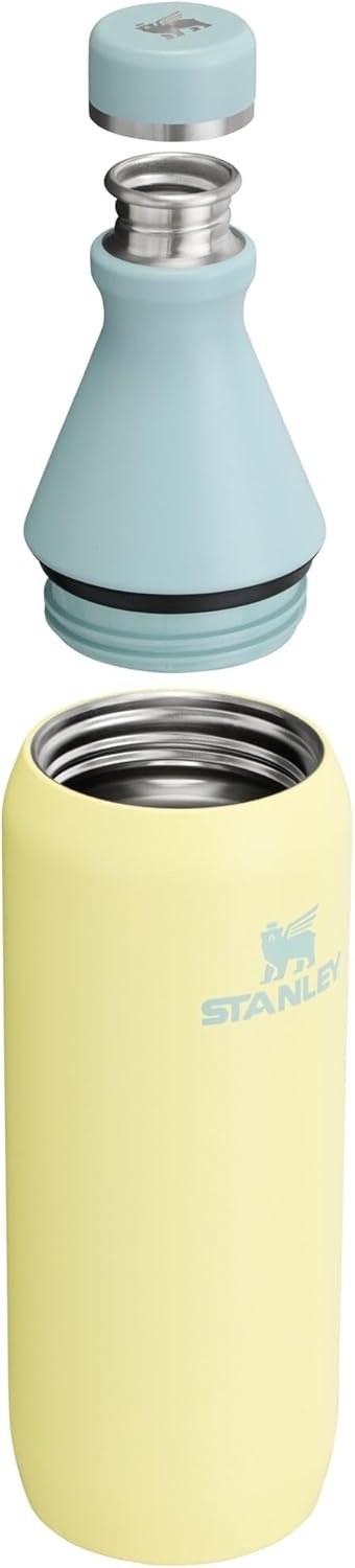 image:imageStanley All Day Slim Bottle 20 oz Twist On Lid with Leakproof Seal Slim Design for Travel amp Gym Insulated Stainless Steel BPAFree Dawn DriftPomelo