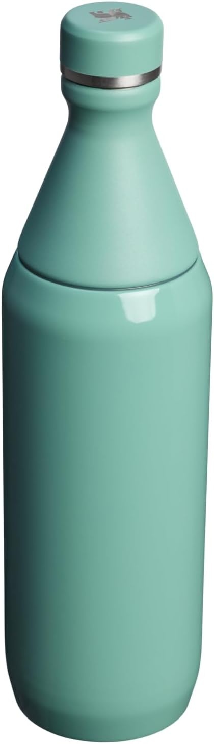 image:imageStanley All Day Slim Bottle 20 oz Twist On Lid with Leakproof Seal Slim Design for Travel amp Gym Insulated Stainless Steel BPAFree Dawn DriftSpring Green Gloss