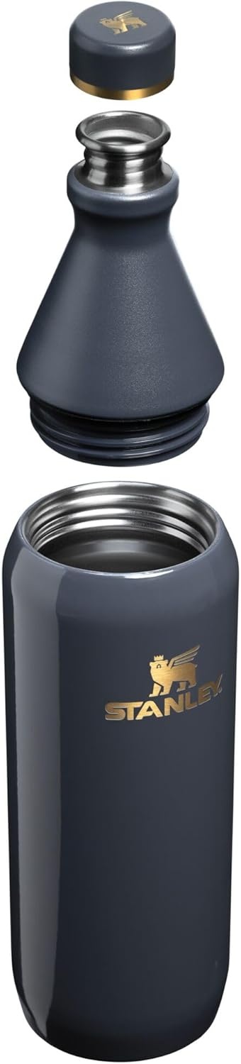image:imageStanley All Day Slim Bottle 20 oz Twist On Lid with Leakproof Seal Slim Design for Travel amp Gym Insulated Stainless Steel BPAFree Dawn DriftTwilight Gloss