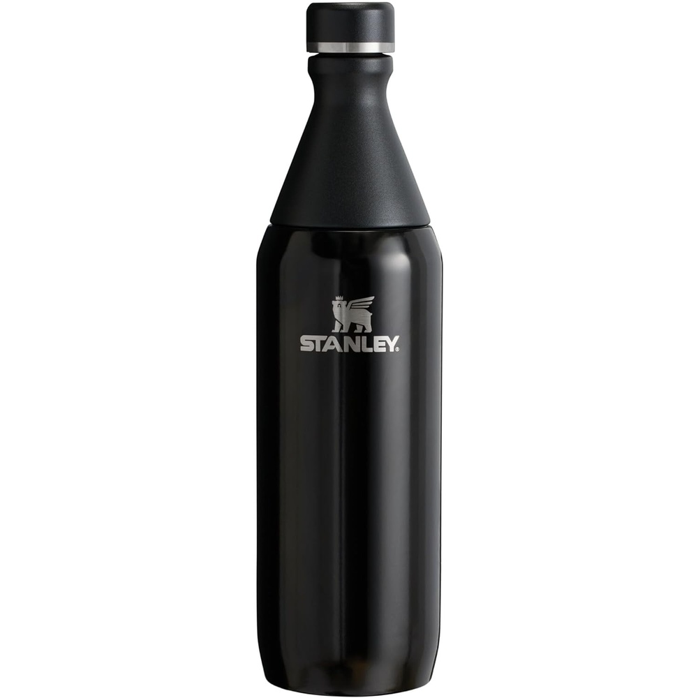 image:imageStanley All Day Slim Bottle 20 oz Twist On Lid with Leakproof Seal Slim Design for Travel amp Gym Insulated Stainless Steel BPAFree Dawn DriftBlack