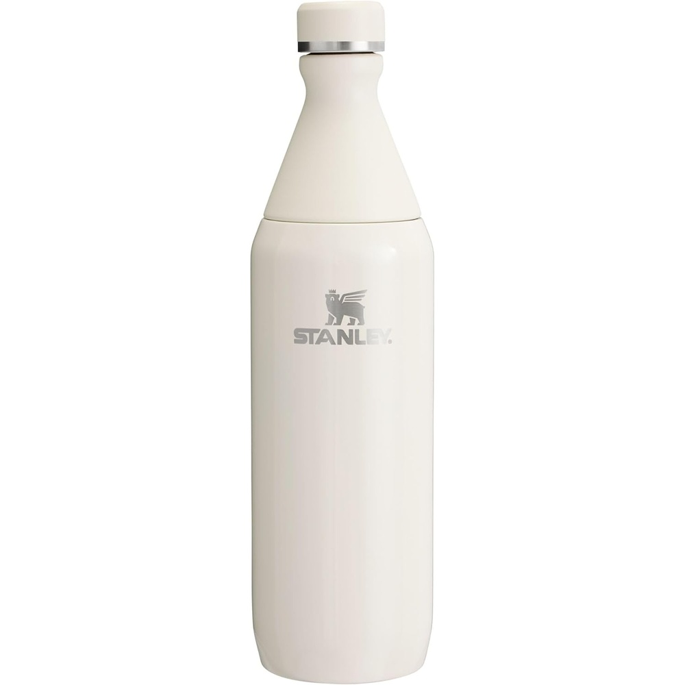 image:imageStanley All Day Slim Bottle 20 oz Twist On Lid with Leakproof Seal Slim Design for Travel amp Gym Insulated Stainless Steel BPAFree Dawn DriftCream