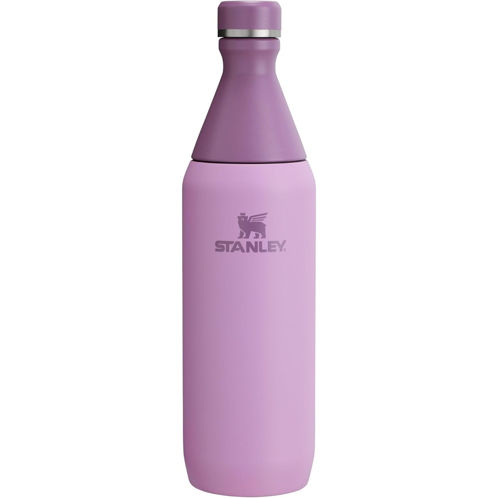 image:imageStanley All Day Slim Bottle 20 oz  Twist On Lid with Leakproof Seal  Slim Design for Travel amp Gym  Insulated Stainless Steel  BPAFree  Dawn DriftLilac