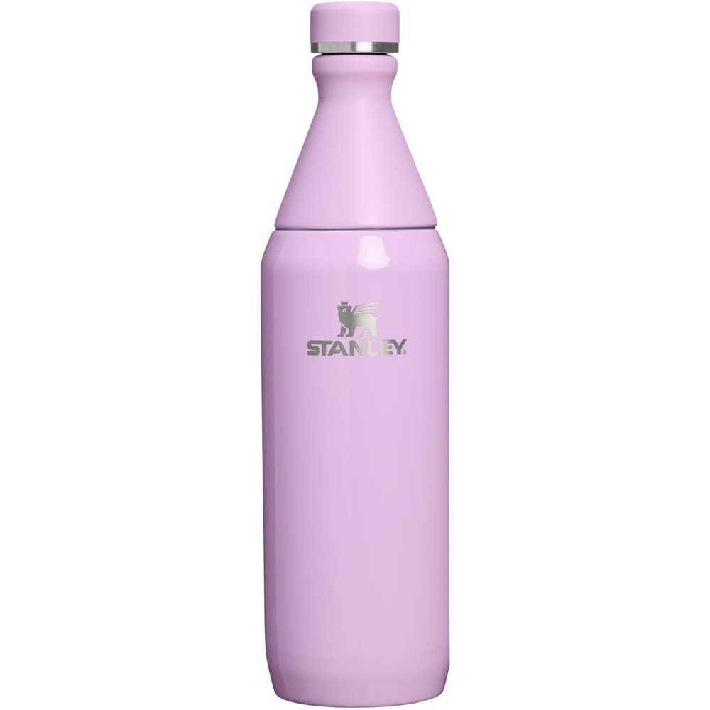 image:imageStanley All Day Slim Bottle 20 oz Twist On Lid with Leakproof Seal Slim Design for Travel amp Gym Insulated Stainless Steel BPAFree Peach Rose GlossSoft Orchid Gloss