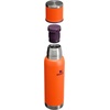 Stanley Adventure-To-Go Vacuum Bottle 25 oz | Wide Mouth with Leakproof Cup Lid | Keep Drinks Hot or Cold | Packable for Travel | Insulated Stainless Steel Thermal Bottle | BPA-Free | Spring Green(Tigerlily Plum)