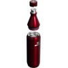 Stanley All Day Slim Bottle 20 oz | Twist On Lid with Leakproof Seal | Slim Design for Travel & Gym | Insulated Stainless Steel | BPA-Free | Blue Sky Gloss(Garnet Shine)