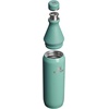Stanley All Day Slim Bottle 20 oz | Twist On Lid with Leakproof Seal | Slim Design for Travel & Gym | Insulated Stainless Steel | BPA-Free | Blue Sky Gloss(Spring Green Gloss)