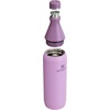 Stanley All Day Slim Bottle 20 oz | Twist On Lid with Leakproof Seal | Slim Design for Travel & Gym | Insulated Stainless Steel | BPA-Free | Blue Sky Gloss(Lilac)