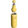 Stanley All Day Slim Bottle 20 oz | Twist On Lid with Leakproof Seal | Slim Design for Travel & Gym | Insulated Stainless Steel | BPA-Free | Dawn Drift(Daffodil Gloss)