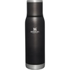 Stanley Adventure-To-Go Vacuum Bottle 25 oz | Wide Mouth with Leakproof Cup Lid | Keep Drinks Hot or Cold | Packable for Travel | Insulated Stainless Steel Thermal Bottle | BPA-Free | Spring Green(Charcoal Glow)