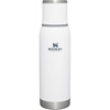 Stanley Adventure-To-Go Vacuum Bottle 25 oz | Wide Mouth with Leakproof Cup Lid | Keep Drinks Hot or Cold | Packable for Travel | Insulated Stainless Steel Thermal Bottle | BPA-Free | Blue Sky(Polar)