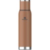 Stanley Adventure-To-Go Vacuum Bottle 25 oz | Wide Mouth with Leakproof Cup Lid | Keep Drinks Hot or Cold | Packable for Travel | Insulated Stainless Steel Thermal Bottle | BPA-Free | Black 2.0(Toast)
