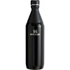 Stanley All Day Slim Bottle 20 oz | Twist On Lid with Leakproof Seal | Slim Design for Travel & Gym | Insulated Stainless Steel | BPA-Free | Blue Sky Gloss(Black)