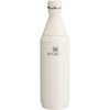 Stanley All Day Slim Bottle 20 oz | Twist On Lid with Leakproof Seal | Slim Design for Travel & Gym | Insulated Stainless Steel | BPA-Free | Peach Rose Gloss(Cream)