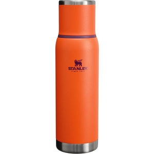Stanley Adventure-To-Go Vacuum Bottle 25 oz | Wide Mouth with Leakproof Cup Lid | Keep Drinks Hot or Cold | Packable for Travel | Insulated Stainless Steel Thermal Bottle | BPA-Free | Spring Green(Tigerlily Plum)