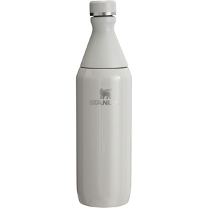 Stanley All Day Slim Bottle 20 oz | Twist On Lid with Leakproof Seal | Slim Design for Travel & Gym | Insulated Stainless Steel | BPA-Free | Blue Sky Gloss(Ash)