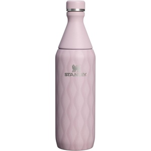 Stanley All Day Slim Bottle 20 oz | Twist On Lid with Leakproof Seal | Slim Design for Travel & Gym | Insulated Stainless Steel | BPA-Free | Blue Sky Gloss(Dawn Drift)