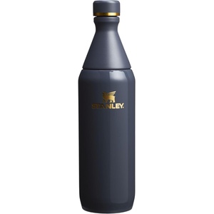 Stanley All Day Slim Bottle 20 oz | Twist On Lid with Leakproof Seal | Slim Design for Travel & Gym | Insulated Stainless Steel | BPA-Free | Blue Sky Gloss(Twilight Gloss)