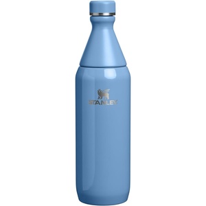 Stanley All Day Slim Bottle 20 oz | Twist On Lid with Leakproof Seal | Slim Design for Travel & Gym | Insulated Stainless Steel | BPA-Free | Dawn Drift(Blue Sky Gloss)