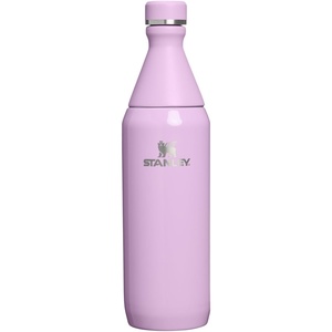Stanley All Day Slim Bottle 20 oz | Twist On Lid with Leakproof Seal | Slim Design for Travel & Gym | Insulated Stainless Steel | BPA-Free | Peach Rose Gloss(Soft Orchid Gloss)