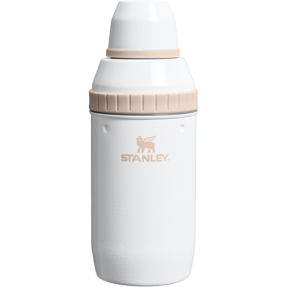 image:imageStanley Happy Hour Cocktail Shaker Set 20 oz  Bartender Kit for Camping and Travel  Cocktail Drink Mixing Set with 2 Cups  Insulated Stainless Steel  BPAFree  Hammertone BlackHammertone Frost
