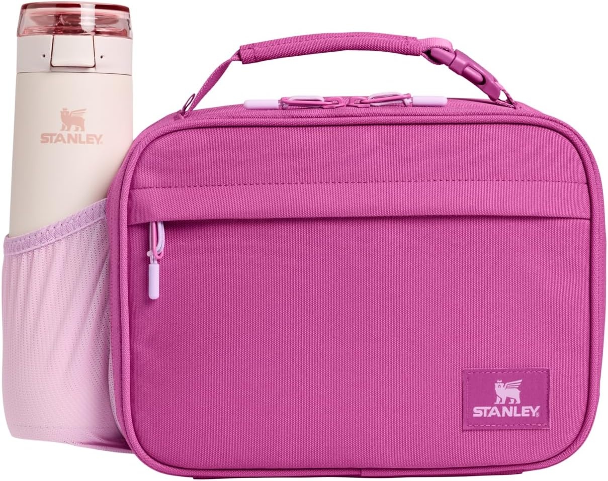 image:imageSTANLEY Assembly Lunch Box 35L Insulated Lunch Bag Rose QuartzDark Blossom