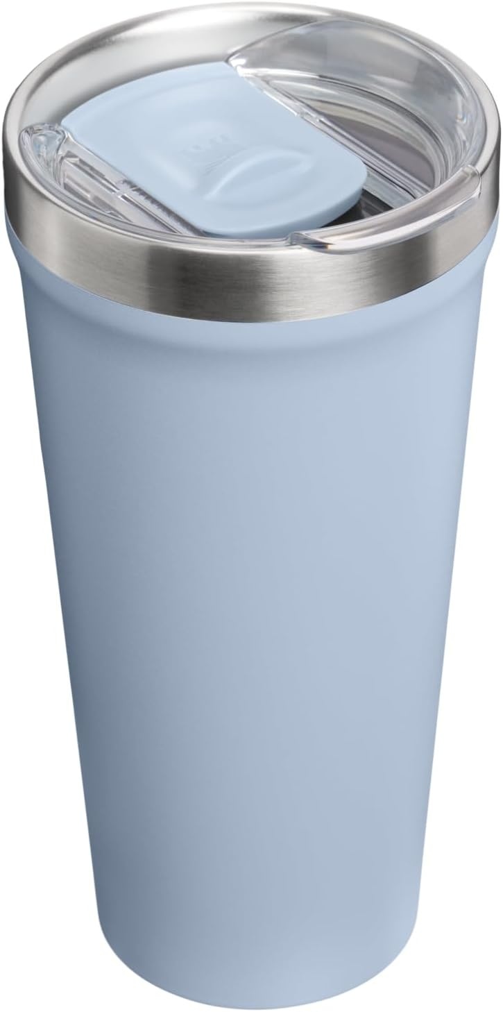 image:imageSTANLEY Everyday Tumbler 20 oz Press Fit Drink Through Lid Beverage Coffee and Cocktail Cup Insulated Stainless Steel Wine Glass BPAFree Blue Dream Stone
