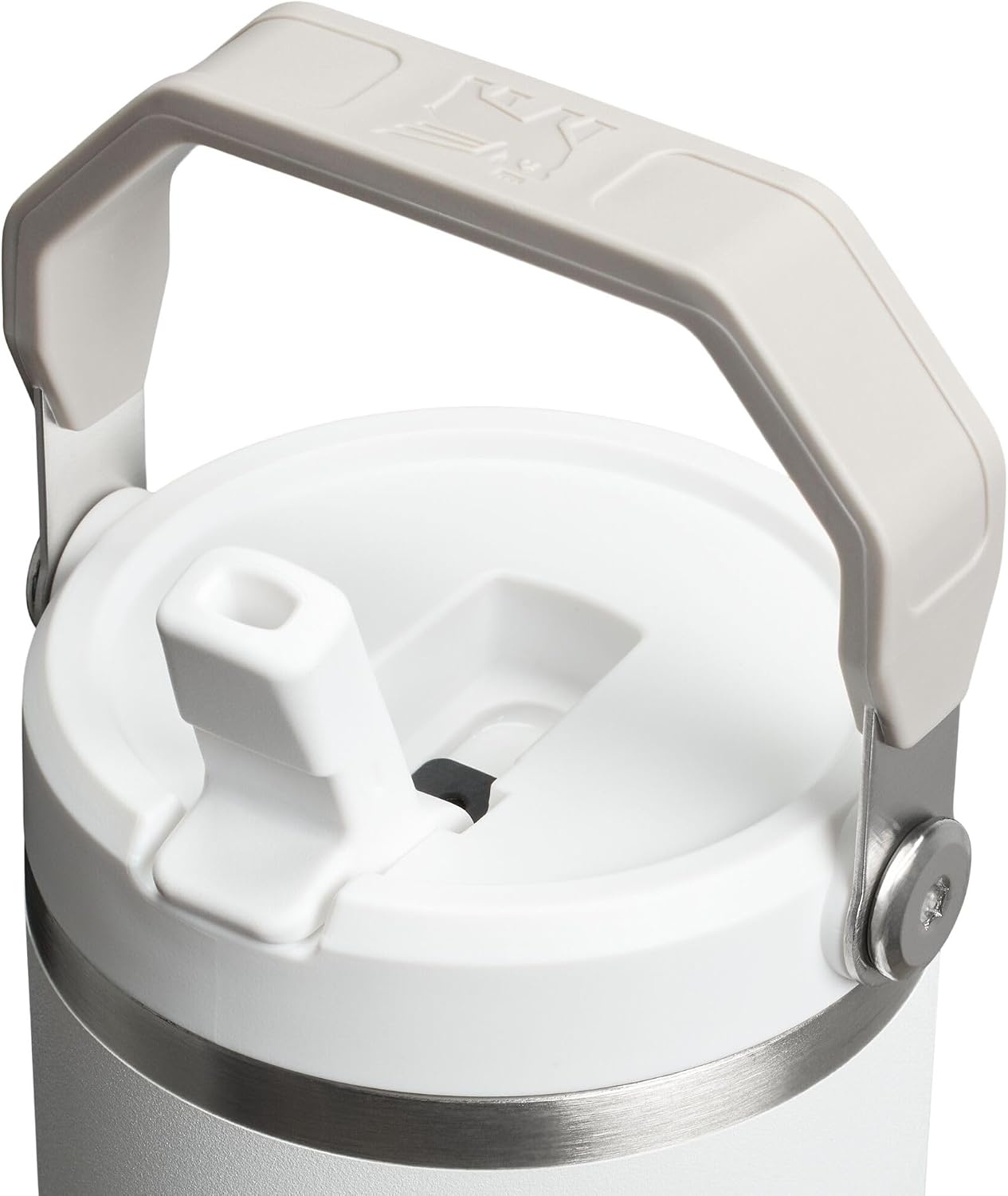 image:imageSTANLEY IceFlow 20 Flip Straw Tumbler with Handle 20 oz Twist On Lid and Flip Up Straw Leak Resistant Water Bottle Insulated Stainless Steel BPAFree Stainless Steel AshFrost