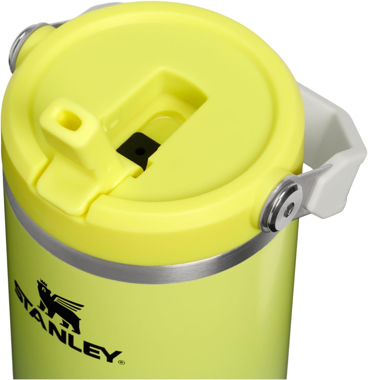 image:imageSTANLEY IceFlow 20 Flip Straw Tumbler with Handle 20 oz Twist On Lid and Flip Up Straw Leak Resistant Water Bottle Insulated Stainless Steel BPAFree Stainless Steel AshAtomic Gradient