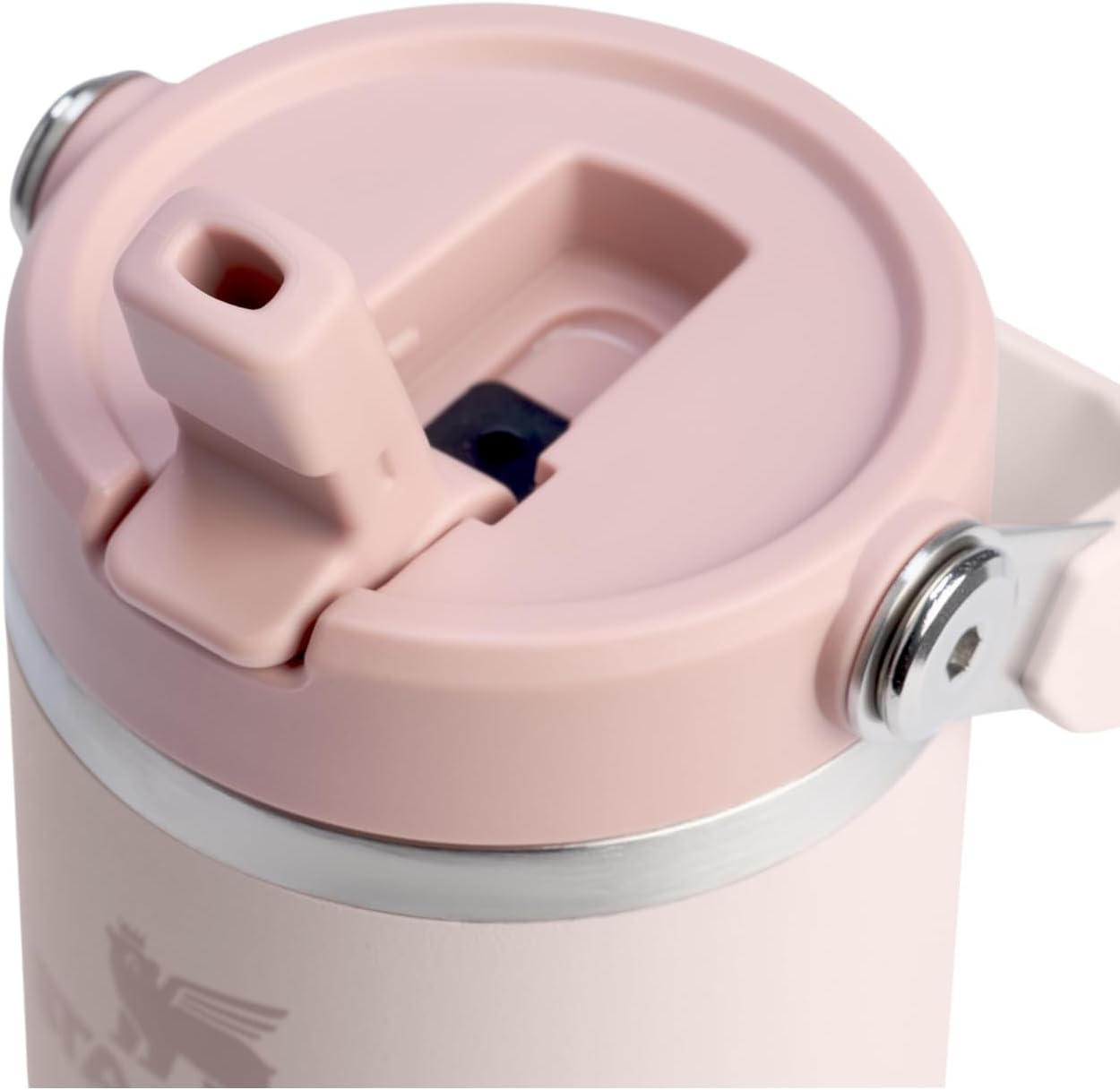 image:imageSTANLEY IceFlow 20 Flip Straw Tumbler with Handle 20 oz Twist On Lid and Flip Up Straw Leak Resistant Water Bottle Insulated Stainless Steel BPAFree Stainless Steel AshRose Quartz 20